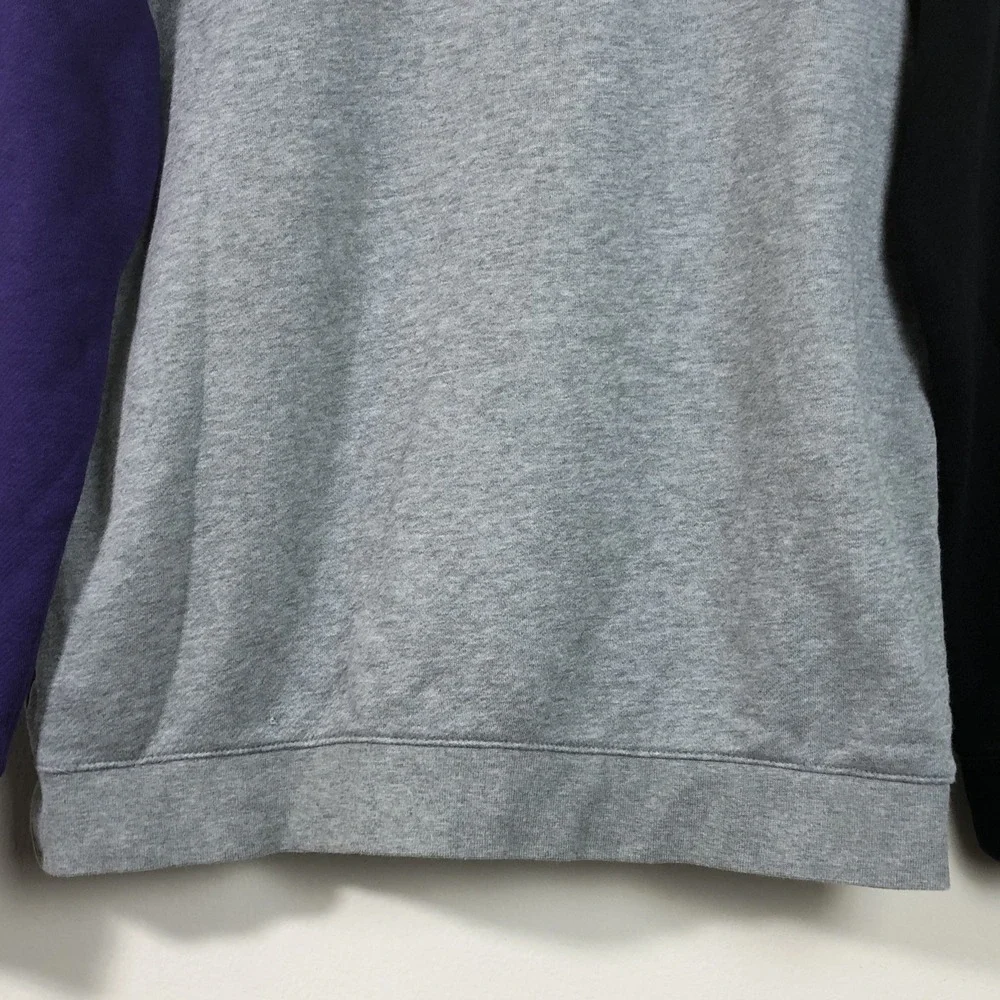 Nike Baltimore Ravens NFL Hoodie Sweatshirt Youth Sz L(14/16) Gray Black Purple
